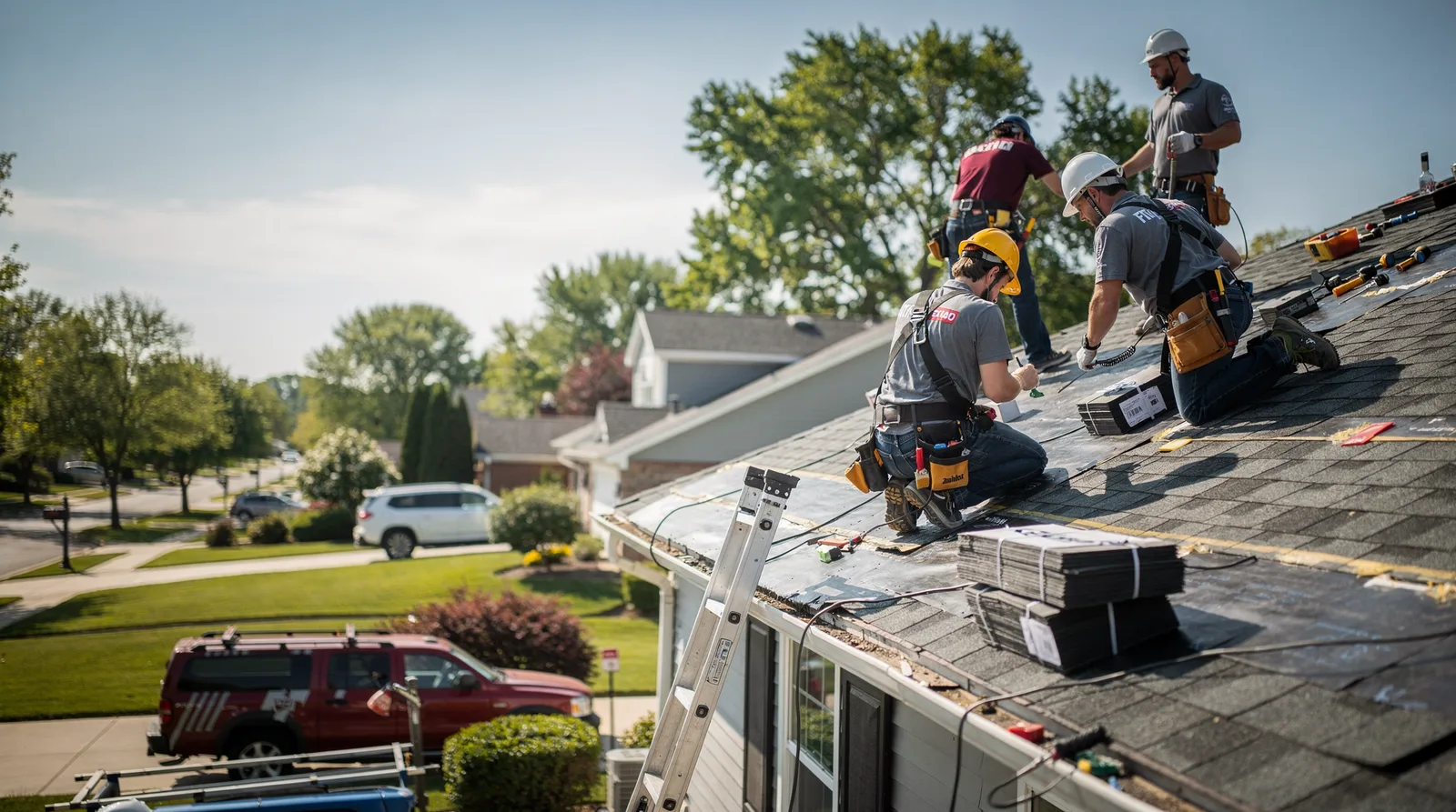 Roof Repair in Palmyra, IL around you